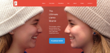 Llama Beanie website screenshot